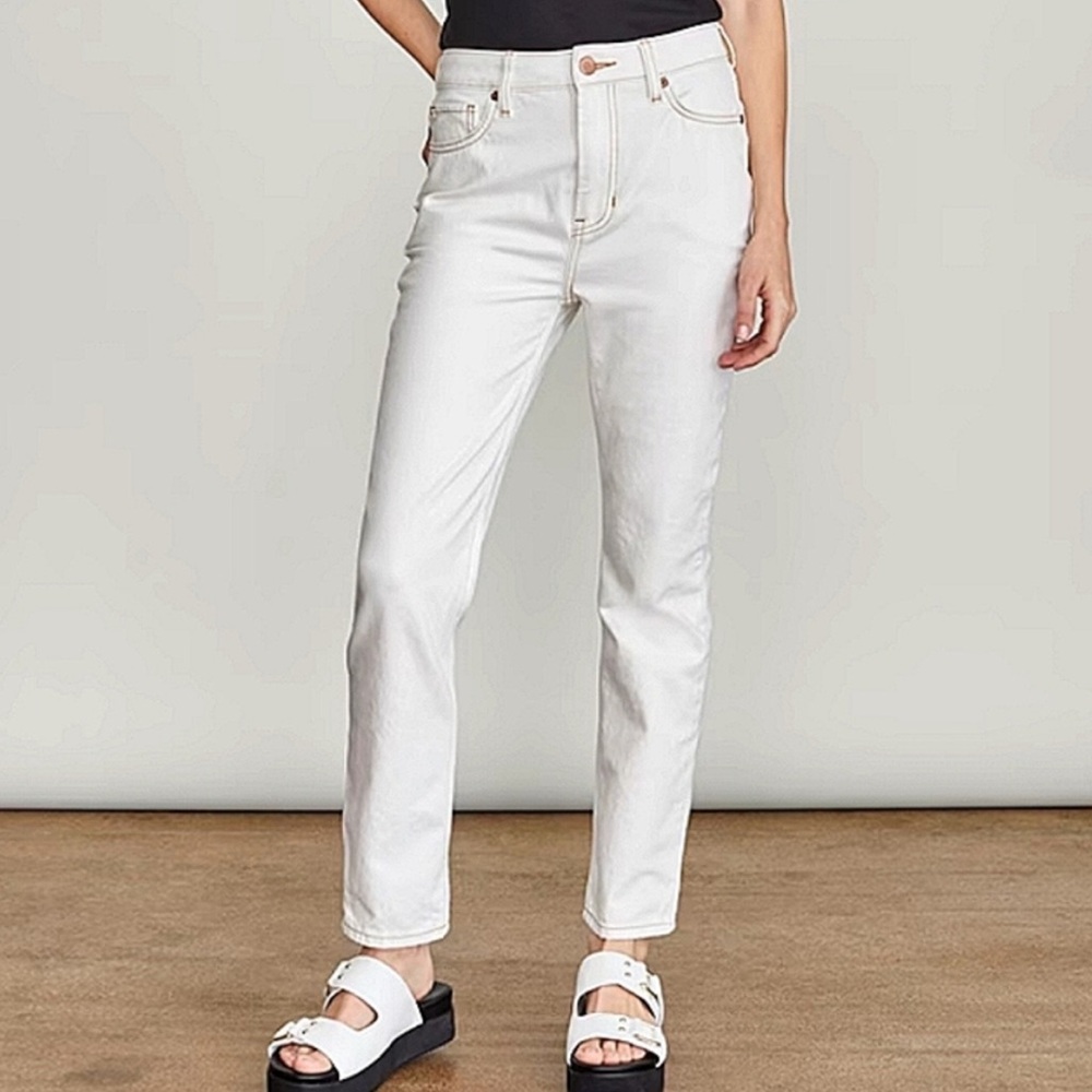 Elizabeth & James White Straight Leg Jeans 30